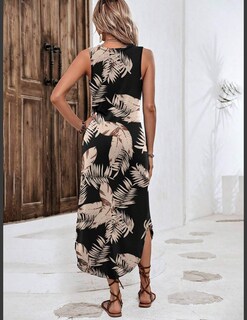 Foto 2 | Foto 2 | Vestido Largo Zeagoo Maxi Hawaiian Beach Vacation S Para Mujer - Venta Internacional.