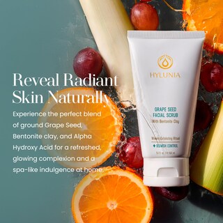 Foto 3 | Foto 3 | Exfoliante Facial Hylunia Con Semillas De Uva Y Arcilla Bentonita 150 Ml - Venta Internacional.