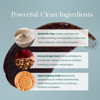 Foto 5 | Foto 5 | Exfoliante Facial Hylunia Con Semillas De Uva Y Arcilla Bentonita 150 Ml - Venta Internacional.