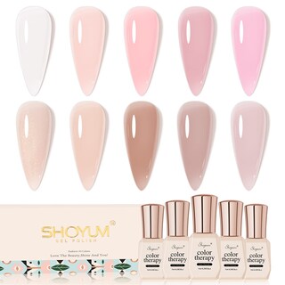 Foto 1 | Foto 1 | Set De Esmaltes De Uñas Shoyum Jelly Nude Gel 10 Unidades 7 Ml Uv Led - Venta Internacional.
