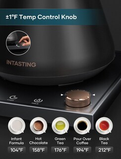 Foto 4 | Foto 4 | Hervidor Eléctrico Intasting Gooseneck 0.9 L Con Control De Temperatura - Venta Internacional.