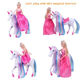 Foto 3 | Foto 3 | Muñeca De Unicornio Bettina Magic Light Con Princesa De 30 Cm Con Accesorios - Venta Internacional.