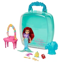 Set De Minimuñeca Disney Store Princess Ariel De 13 Cm Con Acc - Venta Internacional.