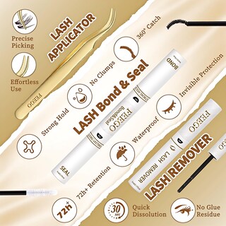 Foto 7 | Foto 7 | Kit De Extensión De Pestañas Feego Natural  168 Unidades  Racimos De Pestañas Tenues - Venta Internacional.