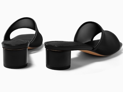 Foto 5 | Foto 5 | Sandalias Slide Coutgo De Malla Con Tacón Grueso Para Mujer Color Negro 10 - Venta Internacional.