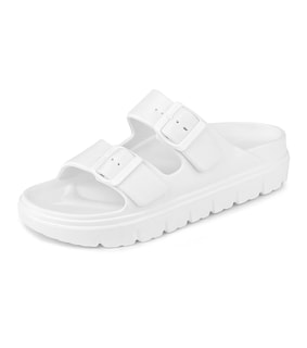 Foto 1 | Foto 1 | Sandalias Con Plataforma Haifago Para Mujer Blancas Con Soporte Para El Arco - Venta Internacional.