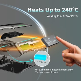 Foto 7 | Foto 7 | Conector De Filamento Sunlu Impresora 3d De Calentamiento Rápido De 240 °c Y 1 75 Mm - Venta Internacional.