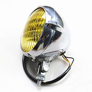 Foto 4 | Foto 4 | Faro Delantero Retro Para Motocicleta Montaje Inferior Luz Alta Luz Baja 60 W - Venta Internacional.