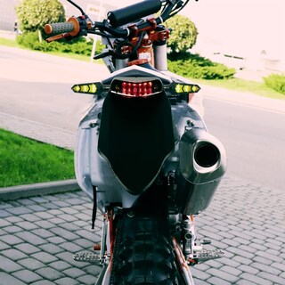 Foto 6 | Foto 6 | Guardabarros Trasero Con Luz Trasera Led Y Lámpara De Freno Para Motocicleta - Venta Internacional.