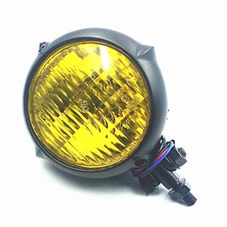 Foto 1 | Foto 1 | Faro Delantero Retro Para Motocicleta Montaje Inferior Luz Alta Luz Baja 60 W - Venta Internacional.