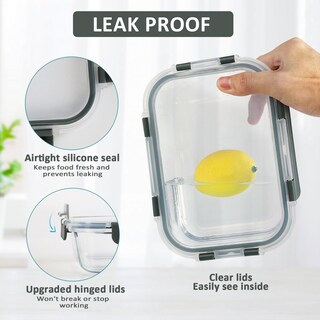 Foto 3 | Foto 3 | Recipientes De Vidrio Para Preparación De Comidas M Mcirco 850 Ml (paquete De 8) - Venta Internacional.