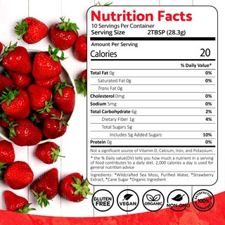 Foto 2 | Foto 2 | Gel De Musgo Marino Wellness Labsrx Fresa Cruda Orgánica 300 Ml - Venta Internacional.