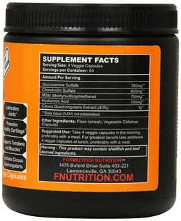 Foto 3 | Foto 3 | Suplemento Formutech Nutrition Flexible Joint 240 Cápsulas - Venta Internacional.