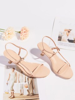 Foto 5 | Foto 5 | Sandals Coutgo Para Mujer Tacón Bajo Tacón Bajo Color Nude 8.5 - Venta Internacional.