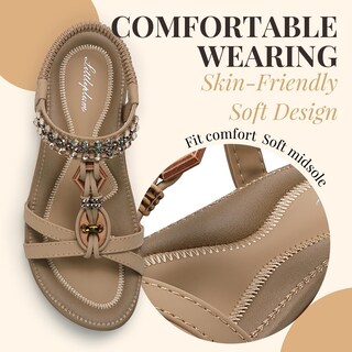 Foto 4 | Foto 4 | Sandalias Planas Littleplum Arch Support Dressy Para Mujer - Venta Internacional.