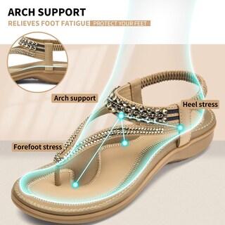 Foto 2 | Foto 2 | Sandals Littleplum Arch Support Rhinestone Para Mujer - Venta Internacional.