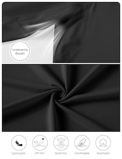 Foto 5 | Foto 5 | Camisa Luyaa Para Mujer Con Protección Solar Upf 50+ Manga Larga Color Negro - Venta Internacional.