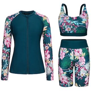 Foto 1 | Foto 1 | Trajes De Baño Arolina De Manga Larga Con Protección Solar Upf 50+ Para Mujer 2xl Color Azul - Venta Internacional.