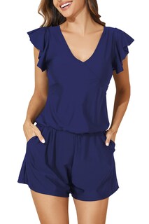 Foto 1 | Foto 1 | Mameluco De Natación Smismivo Swimwear Modest De Una Pieza Para Mujer 2025 - Venta Internacional.