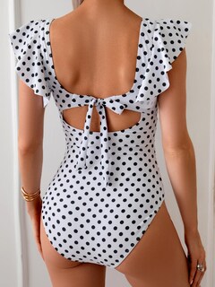 Foto 3 | Foto 3 | Traje De Baño De Una Pieza Para Mujer Con Control De Barriga Y Volantes Para Adelgazar - Venta Internacional.