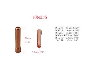 Foto 2 | Foto 2 | Kit De Antorchas De Soldadura Tig Riverweld Con Lentes De Gas Stubby Collet 10 Unidades - Venta Internacional.
