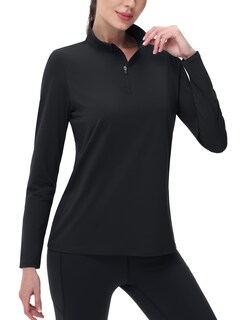 Foto 1 | Foto 1 | Camisa Magcomsen Con Protección Uv Para Mujer Negra Talla M - Venta Internacional.