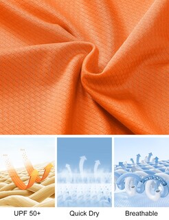 Foto 5 | Foto 5 | Camisa Tipo Jersey Magcomsen Naranja Neón Upf 50+ Para Mujer - Venta Internacional.