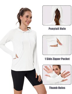 Foto 3 | Foto 3 | Camisa Magcomsen Spf Para Mujer Manga Larga Rashguard Color Blanco - Venta Internacional.
