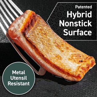 Foto 4 | Foto 4 | Sartén Híbrida Hexclad Antiadherente 5.5 L Con Tapa Apta Para Lavavajillas - Venta Internacional.