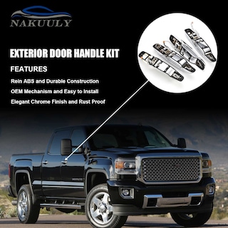 Foto 3 | Foto 3 | Manilla De Puerta Exterior Nakuuly Chrome 4 Piezas Para Cadillac Chevy - Venta Internacional.