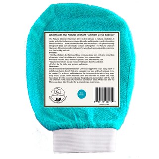 Foto 4 | Foto 4 | Guantes Exfoliantes Para Baño Turco Con Cara Y Cuerpo De Elefante Natural Paquete De 5/10 - Venta Internacional.