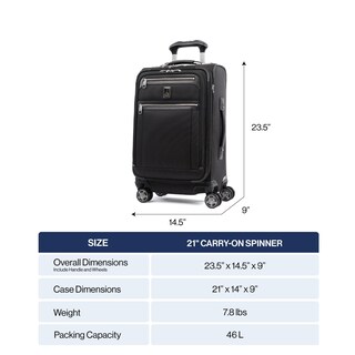 Foto 6 | Foto 6 | Equipaje Travelpro Platinum Elite Softside Carry On De 21 Pulgadas - Venta Internacional.