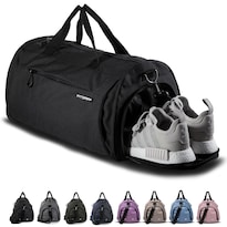 Bolsa De Gimnasio Fitgriff Con Compartimento Para Zapatos Y Artículos Húmedos Unisex Negra - Venta Internacional.
