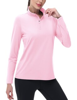 Foto 1 | Foto 1 | Camisa Magcomsen De Manga Larga Para Mujer Protección Uv 2xl Rosa Claro - Venta Internacional.