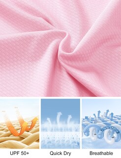 Foto 5 | Foto 5 | Camisa Magcomsen De Manga Larga Para Mujer Protección Uv 2xl Rosa Claro - Venta Internacional.