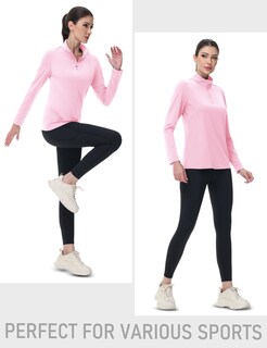 Foto 6 | Foto 6 | Camisa Magcomsen De Manga Larga Para Mujer Protección Uv 2xl Rosa Claro - Venta Internacional.