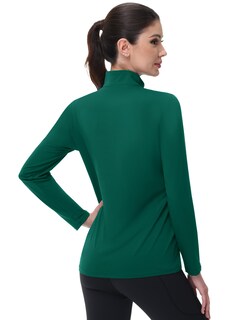Foto 2 | Foto 2 | Workout Tops Magcomsen Protección Solar Verde Para Mujer - Venta Internacional.