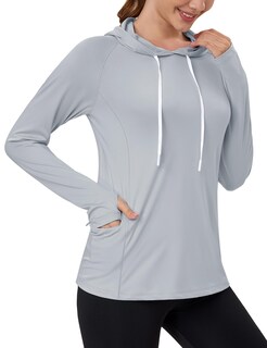 Foto 1 | Foto 1 | Camisas De Sol Magcomsen Para Mujer De Manga Larga Upf 50+ Gris - Venta Internacional.