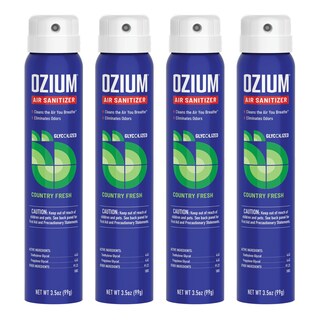 Foto 1 | Foto 1 | Desinfectante De Aire Y Eliminador De Olores Ozium Country Fresh 100 Ml X 4 - Venta Internacional.