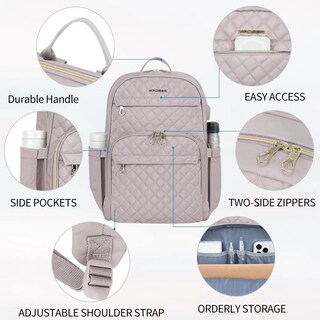 Foto 3 | Foto 3 | Mochila Para Portátil Kroser Para Mujer De 15.6 Pulgadas Con Puerto De Carga Usb - Venta Internacional.