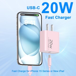 Foto 2 | Foto 2 | Cargador Matsusho Para Iphone 16 15 20 W Usb C Paquete De 2 Unidades Con Cable De 3 M - Venta Internacional.