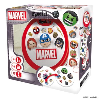 Foto 1 | Foto 1 | Juego De Cartas Zygomatic Spot It! Emojis De Marvel: Superhéroes De Marvel - Venta Internacional.