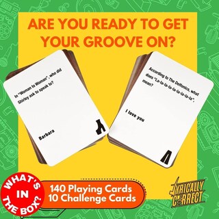 Foto 4 | Foto 4 | Juego De Cartas Lyrically Correct Music Trivia De Los 60 Y 70 - Venta Internacional.