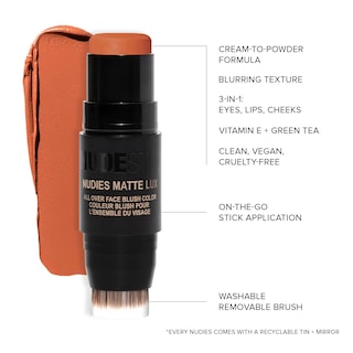 Foto 5 | Foto 5 | Blush Nudestix Nudies Matte Lux Cream 3 En 1 Jugosos Melones - Venta Internacional.