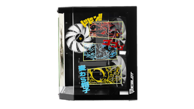 Foto 2 | Foto 2 | Gabinete Ocelot Negro Buccaneer M-atx Sin Fuente Argb Con Cristal