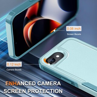 Foto 7 | Foto 7 | Funda Rmocr Para Iphone 16e Con Protector De Pantalla Color Verde Menta - Venta Internacional.