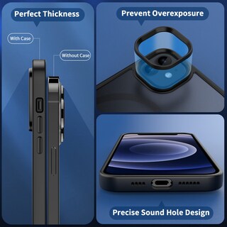 Foto 7 | Foto 7 | Funda Magnética Cacoe Para Iphone 12/12 Pro De 6.1 Pulgadas Negra - Venta Internacional.