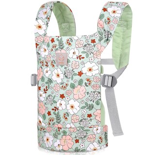Foto 6 | Foto 6 | Porta Muñecas Gagaku Camellia Green Para Niños Con Correas Ajustables - Venta Internacional.
