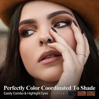 Foto 3 | Foto 3 | Set De Sombras De Ojos Luxaza Pro Neutral A Prueba De Agua 6 Unidades A001 - Venta Internacional.