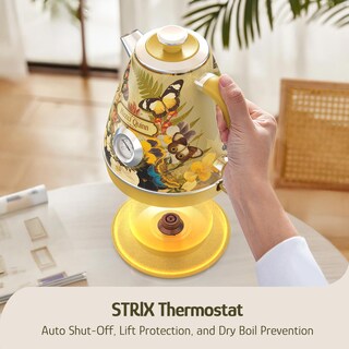 Foto 7 | Foto 7 | Hervidor Eléctrico Hazel Quinn Retro 1.7l 1200w De Acero Inoxidable - Venta Internacional.